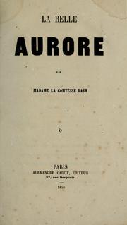 Cover of: La belle Aurore