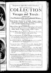 Cover of: Navigantium atque itinerantium bibliotheca, or, A compleat collection of voyages and travels by Harris, John