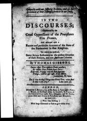 Cover of: Sympathy with our suffering brethren, and an improvement of their distresses shewn to be our duty: in two discourses occasioned by the cruel oppressions of the Protestants in France, and enlarged with a recent and particular account of the state of the persecution in that kingdom : to which are prefixed some serious reflexions on the present situation of these nations, and our American colonies