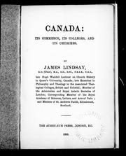 Cover of: Canada: its commerce, its colleges, and its churches