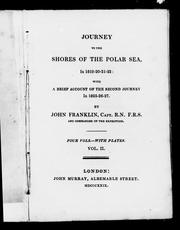 Cover of: Journey to the shores of the Polar sea, in 1819-20-21-22 by John Franklin