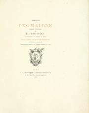 Cover of: Pygmalion by Arnaud Berquin