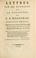 Cover of: Lettres sur les ouvrages et le caractere de J.J. Rousseau