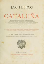 Cover of: Los fueros de Cataluña by José Coroleu e Inglada
