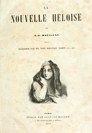Cover of: La nouvelle Héloïse by Jean-Jacques Rousseau