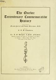 The Quebec tercentenary commemorative history by Frank Carrel