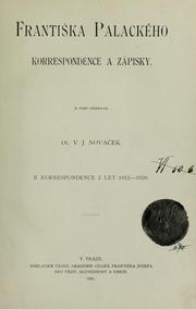 Cover of: Korrespondence a zápisky: K tisku pipravil V.J. Nováek