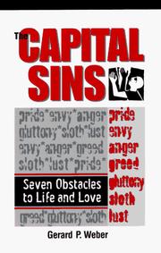 Cover of: The capital sins: seven obstacles to life and love