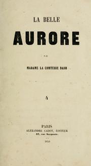 Cover of: La belle Aurore