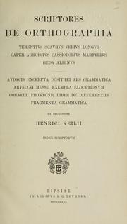 Cover of: Grammatici latini