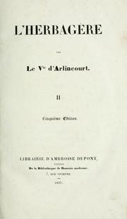 Cover of: L'herbagère