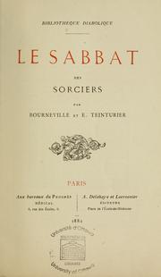 Cover of: Le sabbat des sorciers by Désiré Magloire Bourneville