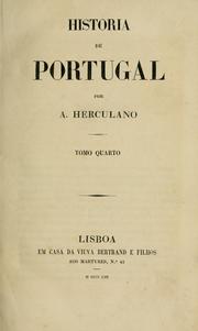 Cover of: Historia de Portugal by Alexandre Herculano