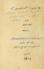 Cover of: openhauer'in hikmet-i cedidesi by Ahmet Mithat