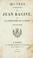 Cover of: Oeuvres complètes de Jean Racine