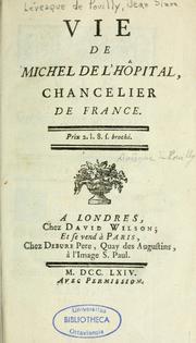 Cover of: Vie de Michel de l'Hôpital, chancelier de France