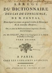 Cover of: Abrégé du Dictionnaire des cas de conscience