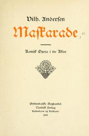 Cover of: Maskarade by Vilhelm Andersen, Vilhelm Andersen