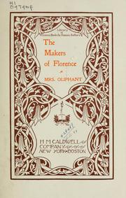 Cover of: The makers of Florence