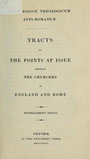 Cover of: Tracts on the points at issue between the Churches of England and Rome by [ed. by Edward Carswell]