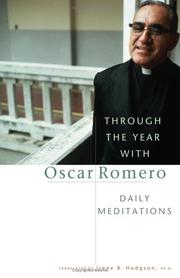 Cover of: Through The Year With Oscar Romero: Daily Meditations