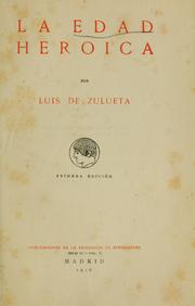 Cover of: La edad heroica