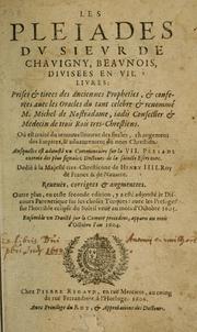 Les Pléiades du sieur de Chavigny, beaunois, divisées en VII livres -- by Jean Aimé de Chavigny