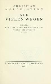 Cover of: Auf vielen Wegen