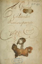 Cover of: Les Conquestes amoureuses du grand Alcandre dans les Pays-Bas, avec les intrigues de la cour