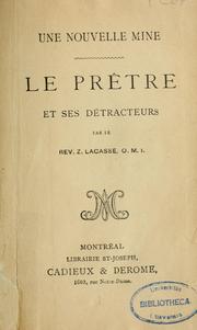 Cover of: Le prêtre et ses détracteurs, [ou, Le prêtre vengé]