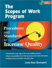 Cover of: The Scopes of Work Program by Linda Haas Davenport