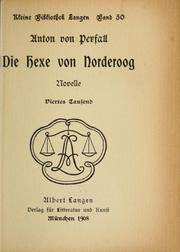 Cover of: Die Hexe von Norderoog: Novelle