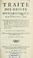 Cover of: Traité des droits honorifiques