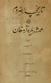 Cover of: Trhçe-'i Erurm