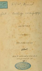 Cover of: Lugat-i tarihiye va cugrafiye by Yalikçizde Amed Rif'at