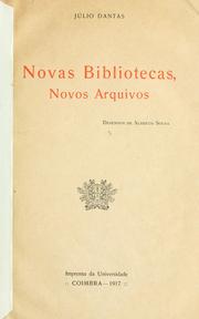 Cover of: Novas bibliotecas, novos arquivos