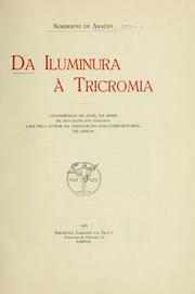 Cover of: Da iluminura à tricromia by Norberto de Araújo