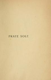 Cover of: Frate sole: poema drammatico in cinque atti