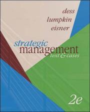 Cover of: Strategic Management: Text and Cases with OLC with Premium Content Card
