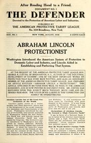 Abraham Lincoln protectionist by George Boughton Curtiss