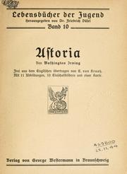 Cover of: Astoria by Washington Irving