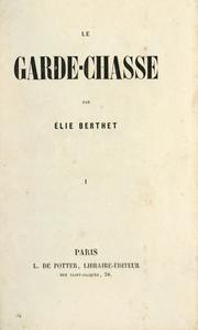 Cover of: Le garde-chasse