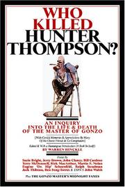 Cover of: Who Killed Hunter Thompson?