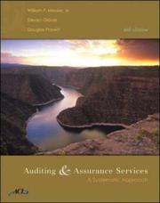 Cover of: Auditing & Assurance Services by William F. Messier, Steven M. Glover, Douglas F. Prawitt