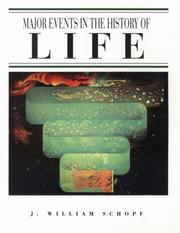 Cover of: Major events in the history of life