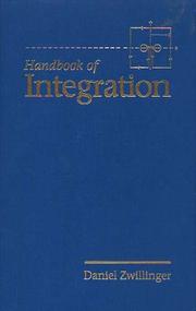 Handbook of integration by Daniel Zwillinger