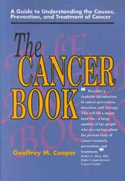 The cancer book by Geoffrey M. Cooper