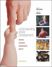 Cover of: Understanding Motor Development: Infants, Children, Adolescents, Adults with PowerWeb