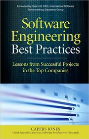 Cover of: Software engineering best practices by Capers Jones