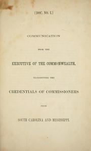 Cover of: Documents of the convention] no. 1-54 by Virginia State Convention of 1861 (Richmond, Va.)